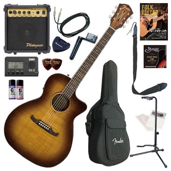 Fender フェンダー FA-345CE Auditorium/3TB エレアコ 初心者