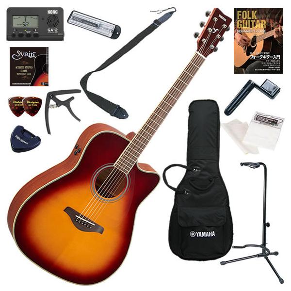 YAMAHA FGC-TA BL ヤマハ　トランスアコースティックギター YAMAHA FGC-TA BL (ブラック) アコースティックギター初心者12点