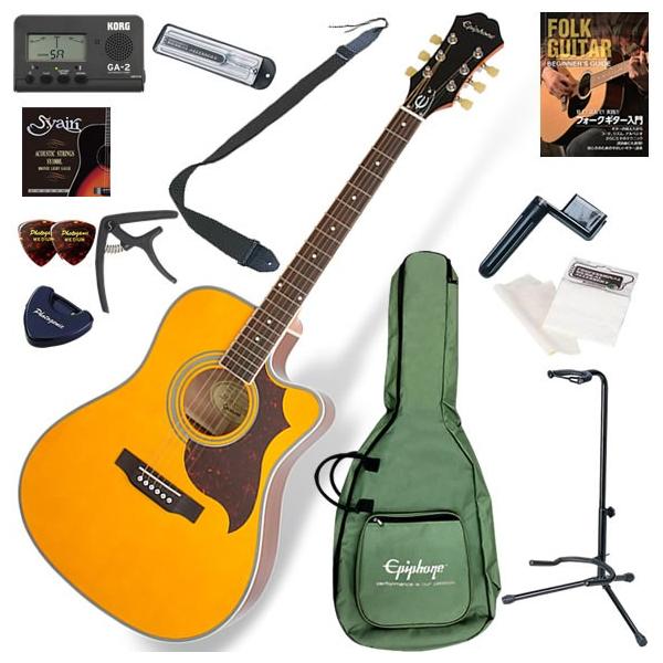Epiphone エピフォン Ft 350sce An ロボットチューナー Min Etune 搭載のエレアコ お手軽13点セット Purrworld Com