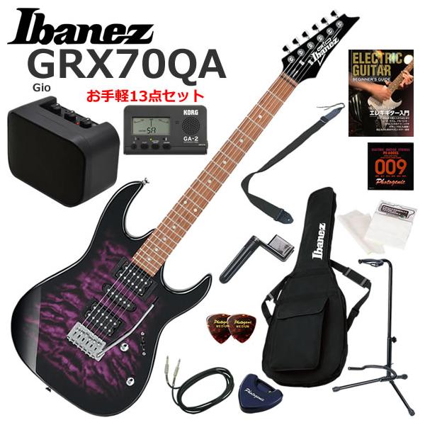 Ibanez（アイバニーズ） GRX70QA/TVT エレキギター 初心者セット