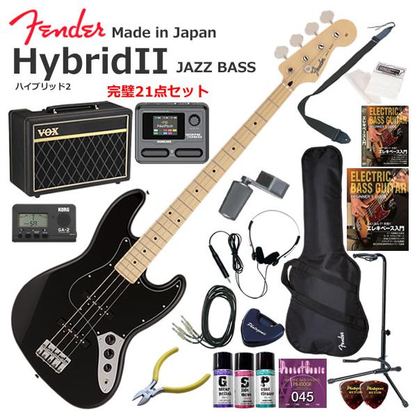 Fender（フェンダー） Made in Japan Hybrid II Jazz Bass/BLK/M