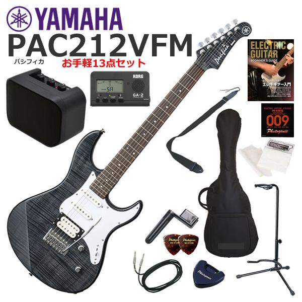 YAMAHA ヤマハ エレキギター PACIFICA PAC212VFM TBL YAMAHA PACIFICA PAC212VFM TBL (Translucent Black)｜ミュージック