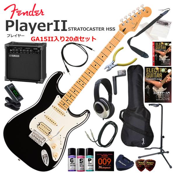 Fender（フェンダー） PlayerII Stratocaster HSS/BLK/M エレキギター
