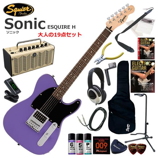 Squier スクワイヤー Squier Sonic Esquire H/UVT エレキギター 初心者
