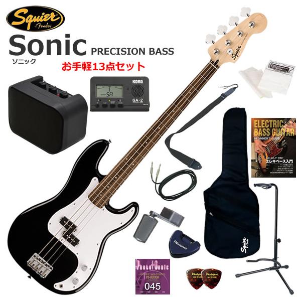 Squier スクワイヤー Squier Sonic Precision Bass/BLK エレキベース