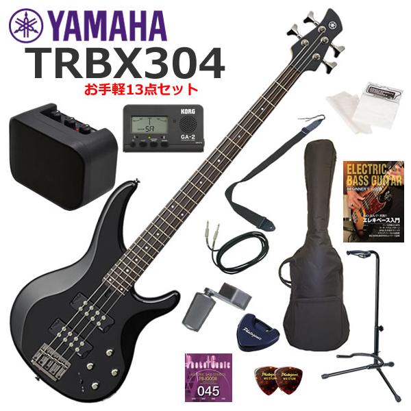 YAMAHA（ヤマハ） TRBX304/BL エレキベース 初心者セット ミニアンプが