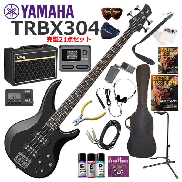YAMAHA（ヤマハ） TRBX304/BL エレキベース 初心者セット VOX