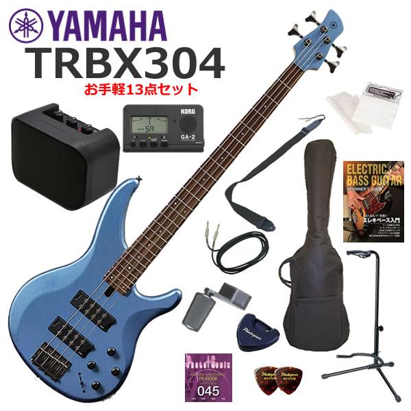 YAMAHA（ヤマハ） TRBX304/FTB エレキベース 初心者セット ミニアンプ