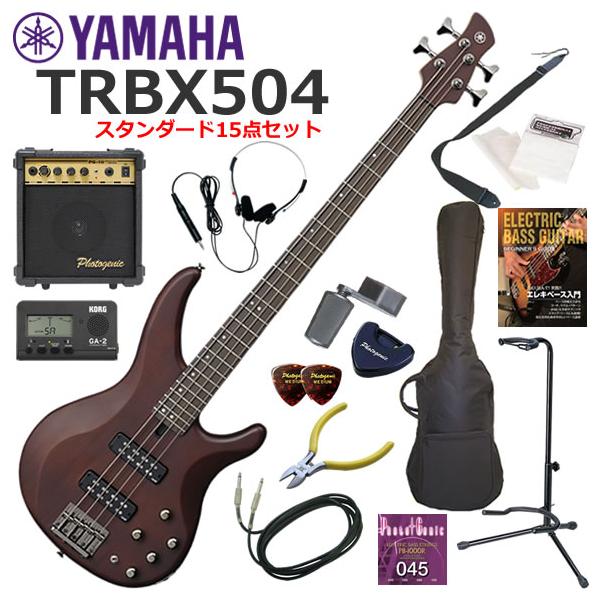 YAMAHA（ヤマハ） TRBX504/TBR エレキベース 初心者セット 10wアンプが