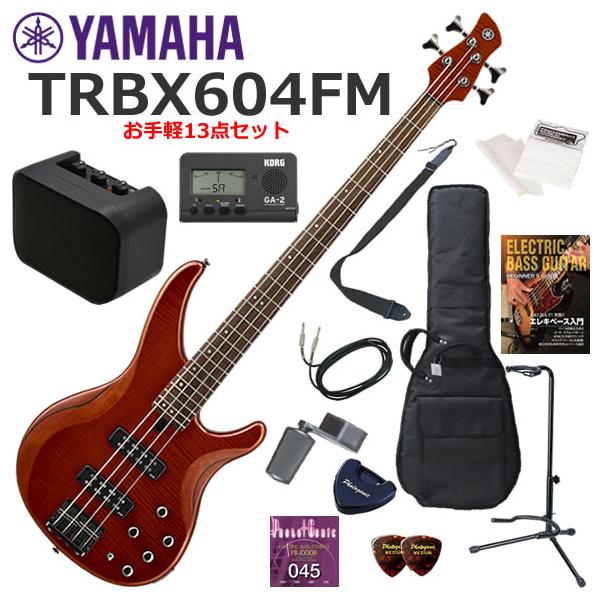 YAMAHA（ヤマハ） TRBX604FM/CMB エレキベース 初心者セット