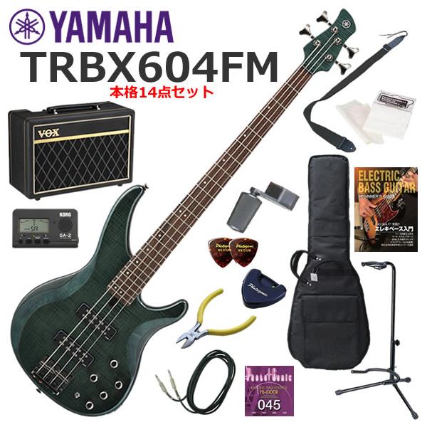 YAMAHA（ヤマハ） TRBX604FM/IDB エレキベース 初心者セット 人気のVOX