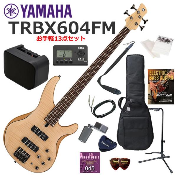 YAMAHA（ヤマハ） TRBX604FM/NS エレキベース 初心者セット ミニアンプ