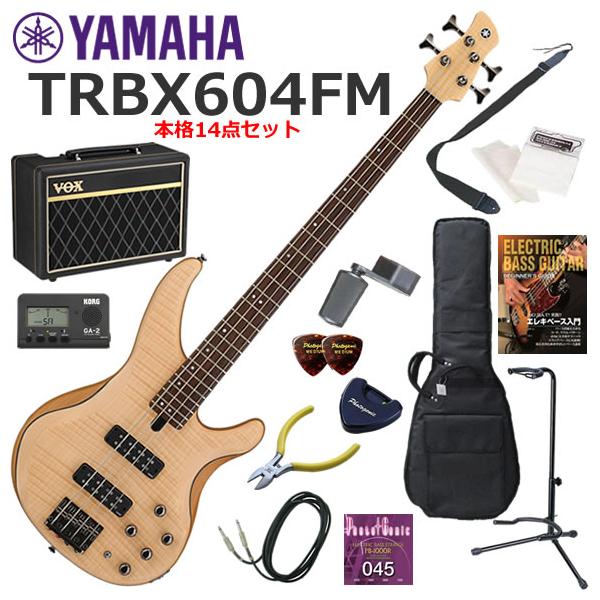 YAMAHA（ヤマハ） TRBX604FM/NS エレキベース 初心者セット 人気のVOX