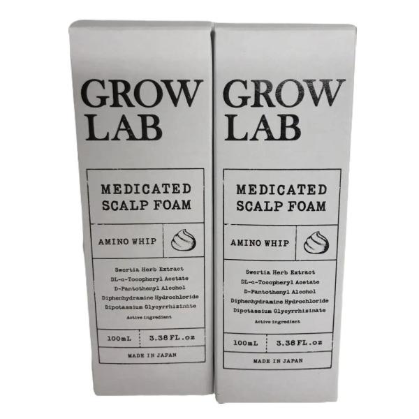 C447 ★グロウラボ メディケイテッドスカルプフォーム GROW LAB 泡 育毛剤 スカルプケア 100ml 2個セット　【Q】