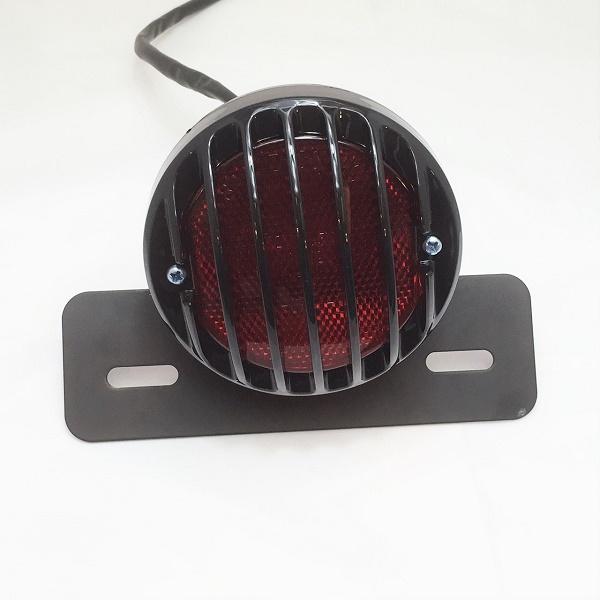 バードゲージ　テールランプ　汎用（ブラック）アメリカン　ビンテージ 検索 / ハーレー ドラッグスター マグナ モンキー SR TW CB レブル