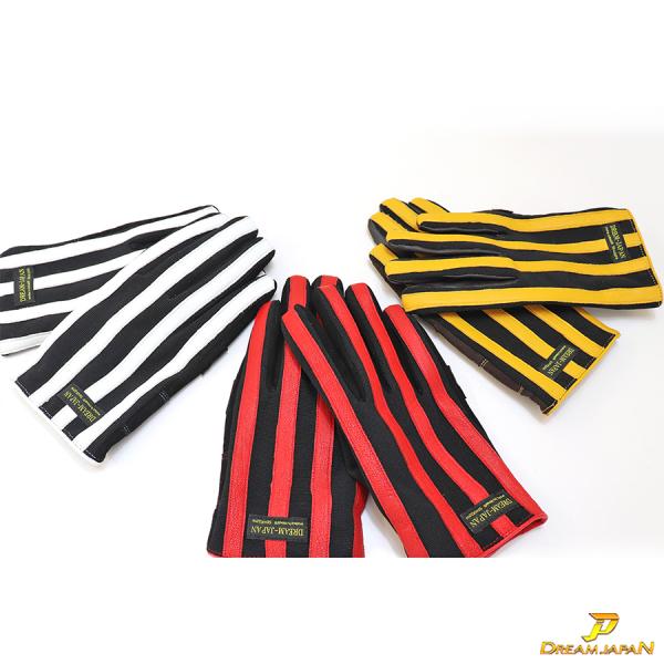 バイク グローブ レザー グローブ 3シーズン用 シープスキン 羊革 4本ライングローブ カスタム 肌感触【Dream-Japan】【メール便】送料無料