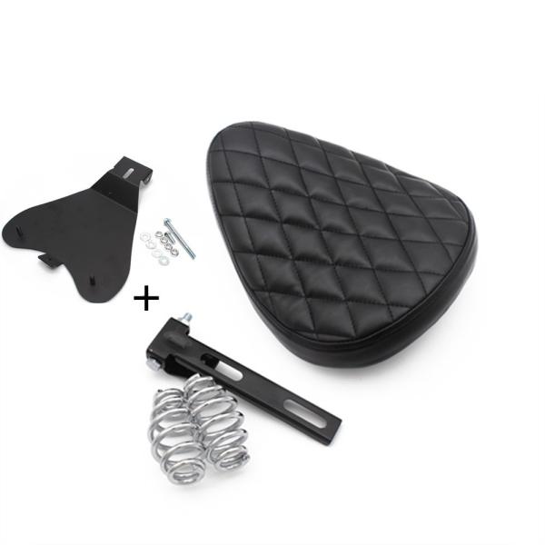 バイク用シート 黒 合成皮革 取り付け金具付き バイク用シート 黒 合成皮革 取り付け金具付き（楽天市場