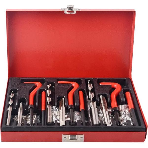 ネジ穴補修 キット ネジ穴再生 修理キット M6 M8 M10 ネジ穴復活 補修 リコイル ヘリサート キット バイク 車 ネジ補修 潰れたネジ