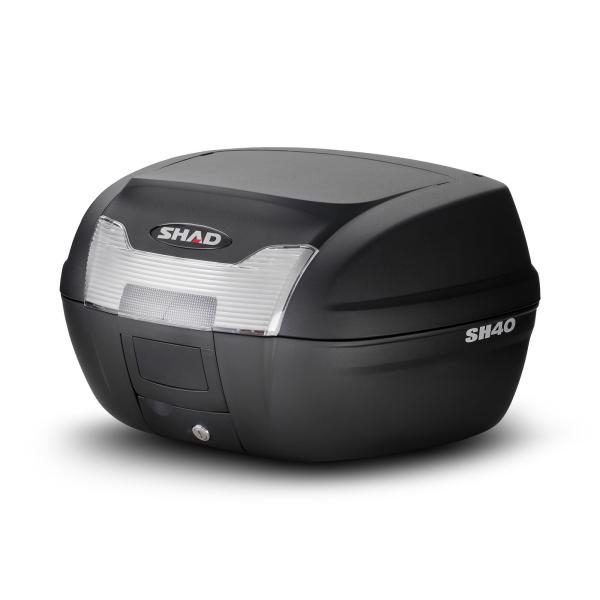 バイク リアボックス ハードケース SHAD SH40 無塗装ブラック