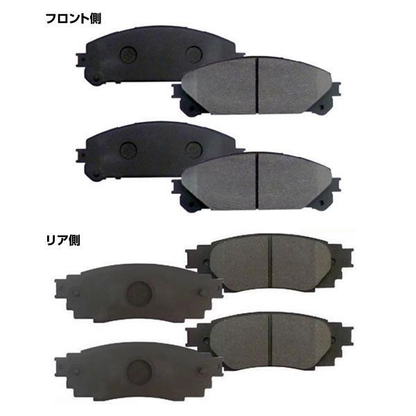 フロントブレーキパッド ＆ リアブレーキパッドセット レクサス NX RX B151B139