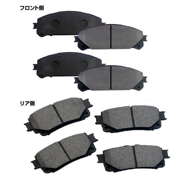 フロントブレーキパッド ＆ リアブレーキパッドセット レクサス RX AALH10 AALH15 AALH16 TALA10 TALA15 B151B155