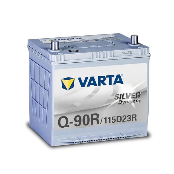 VARTA バルタ シルバーダイナミック バッテリー Q90R/115D23R 互換品番 