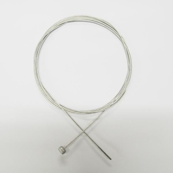 在庫限りの販売です。ケーブル径約1.5ミリ、全長約2.3m、太鼓部分直径5.8mm×長さ7mmです。適合車種等はお答えできませんのでサイズからご検討ください。長期保管品の為、保証はございません。ノークレームでお願いします。