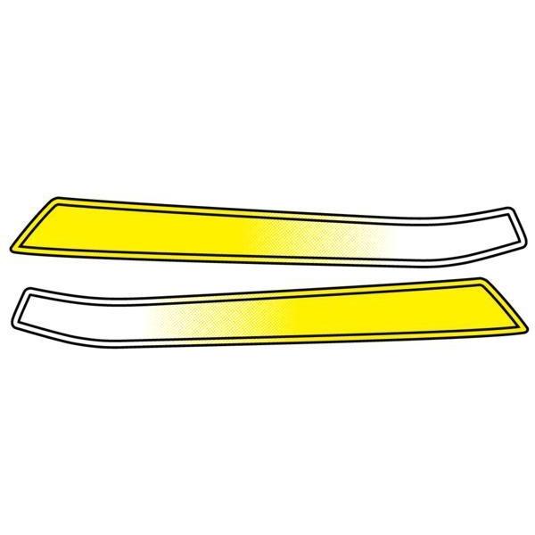 CB750F テールカウル サイドカバー タンクデカール 外装 CB750F タンク デカール 黒黄ライン : マニアックコレクション