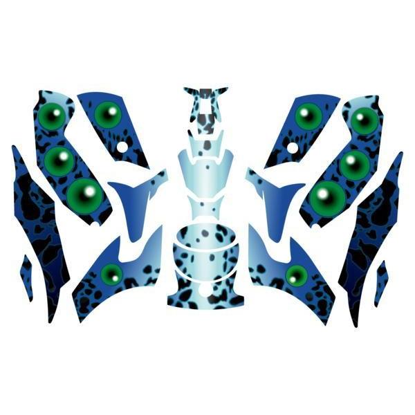 ステッカー） arai Vcross4用 ヘルメットデカール MCDモンスターtype2