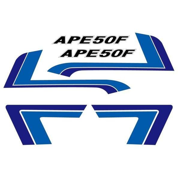 ホンダエイプ Ape50 Ape100 流線型ラインデカールセット 青 タンク サイドカバー バイクカスタム Dehoaporcb01 マニアックコレクション 通販 Yahoo ショッピング