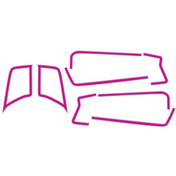 kawasaki Z400FX デカールセット ピンクブルー メタリックライン