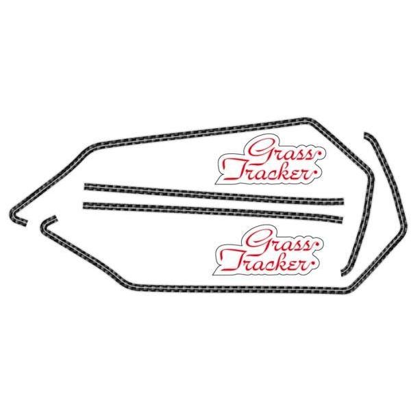 ステッカー　クライムクラッカーズ2 透明）スズキ グラストラッカー カスタム ステッカー NJ4DA SS ダブル