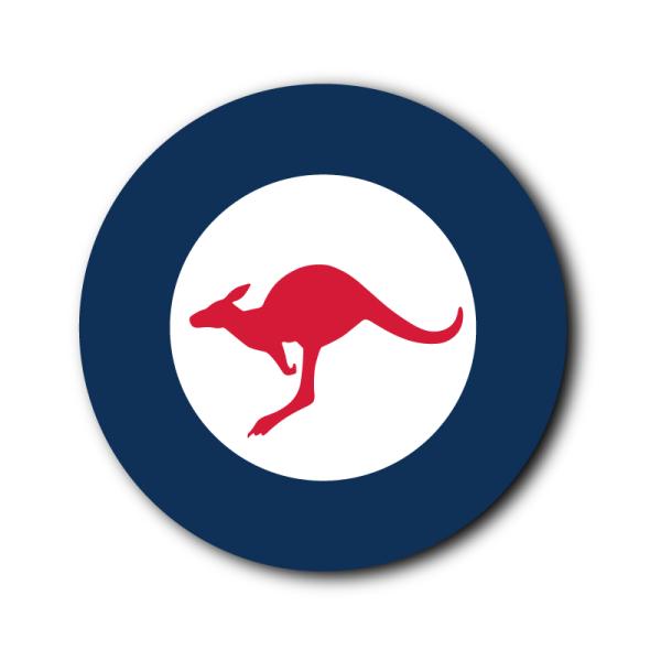 缶バッチ 25mm （カンガルー） オーストラリア ワンポイント 国籍 雑貨