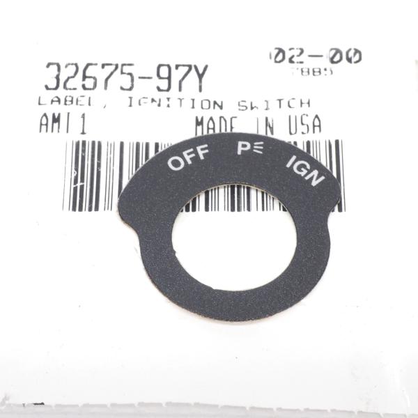 在庫限り ハーレーダビッドソン イグニッションスイッチステッカー