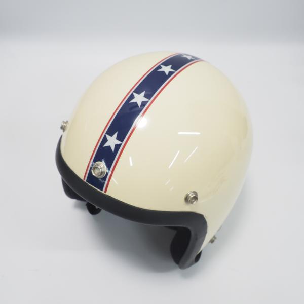 （反射）ヘルメット ラインステッカー 青 1本 アメリカライン 50cm ※ヘルメット別売り※ アクセント かわいい 星条旗