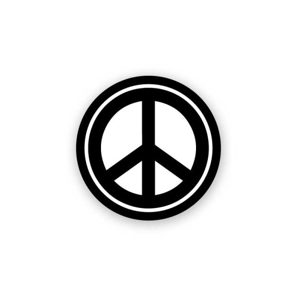ピースマーク 缶バッジ (Bピースマーク黒) Peace symbol 54mm ピースマーク 缶バッジ (Bピースマーク黒) Peace symbol 54mm