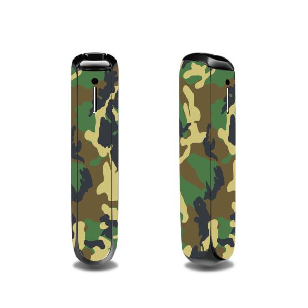 【プルームオーラ】 カスタムスキン 「カモフラ 迷彩」  (グリーン) カスタムステッカー 全面 Ploom AURA 加熱式