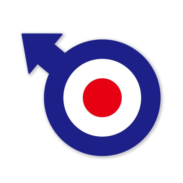 スクーターのフロントやフェンダー、シートカウルのワンポイントにぴったりなかわいいターゲットタイプのステッカーです。光が反射しにくいマット加工タイプCUBや旧車、原付などのステッカーチューンに。もちろんバイク以外にも 。雨風に強く、少しの曲面...