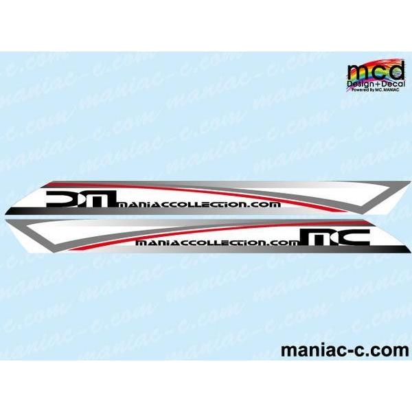 SR400タンク デカール ステッカー MCDオリジナル サイドライン