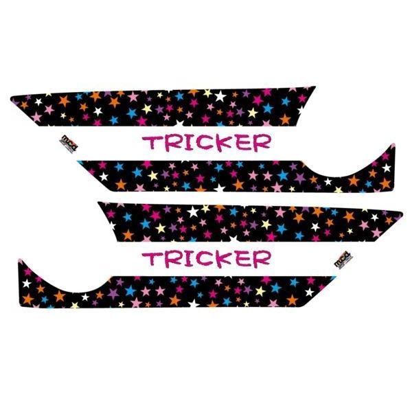 トリッカー グラフィック スター デカール 黒系tricker : マニアック