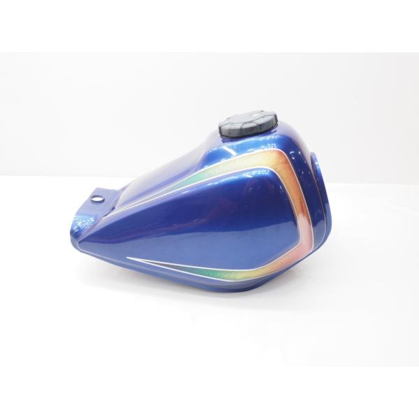 【美品　値段交渉可】YAMAHA　TW純正タンク　キャンディーグリーンラップ塗装 美品】TWタンク カスタムペイント ゴースト キャンディー