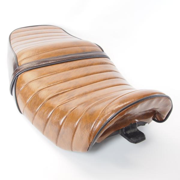 ゼファーχ ZR400G 96-09年 タックロールシート ブラウン系 切り替え