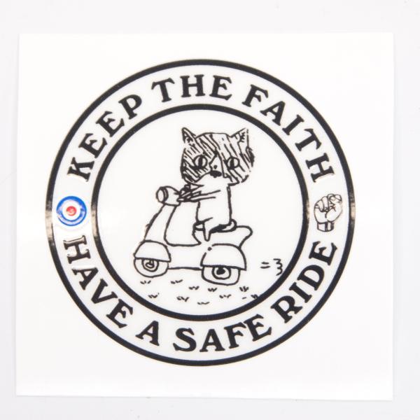 Sticker 35mm scooter cat ステッカー スクーターキャット Vespa Lambretta ベスパ ランブレッタ 50S 100 ET3 GTR RALLY PX200E 160GS