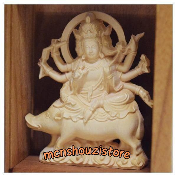 仏教美術 時代 木彫摩利支天 山岳仰 仏像 時代物 極上品 仏教美術 時代 木彫摩利支天 山岳仰 仏像 時代物 極上品