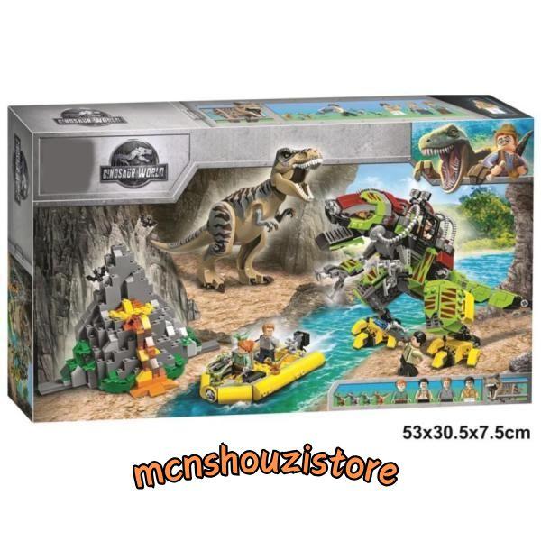 レゴブロック LEGO ジュラシック~ワールド T-レックス vs. メカきょう  