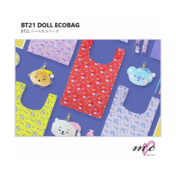 BTS 防弾少年団 BT21 公式グッズ DOLL ECOBAG エコバック
