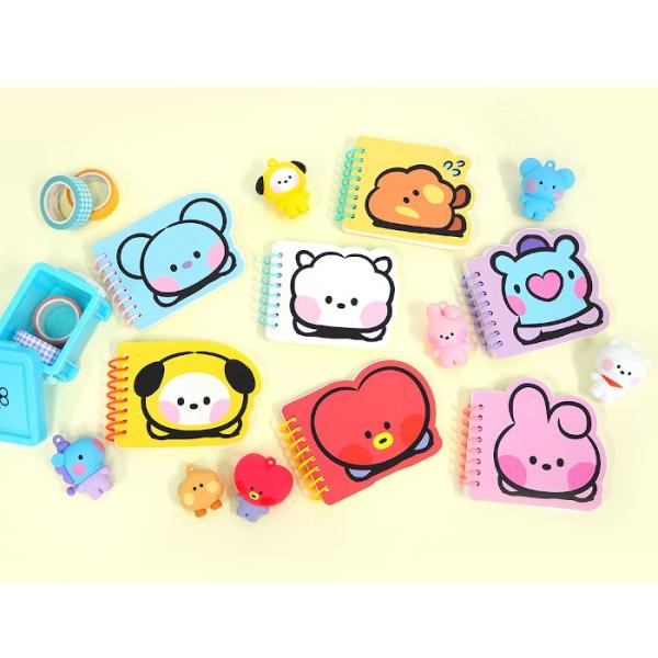 BTS 防弾少年団 BT21 公式グッズ minini MEMO NOTE メモ ノート バンタン K-POP 韓国