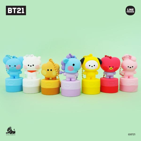 BTS 防弾少年団 BT21 公式グッズ minini FIGURE STAMP フィギア スタンプ ミニニ バンタン K-POP 韓国