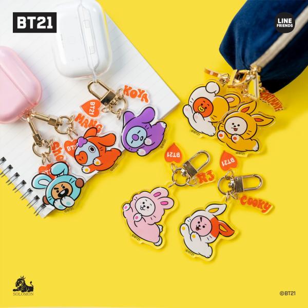 BTS 防弾少年団 BT21 公式グッズ ラビット RABBIT ACRYLIC KEY RING アクリルキーリング バンタン K-POP 韓国