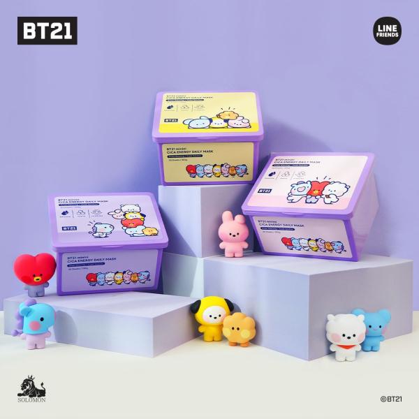 BTS 防弾少年団 BT21 公式グッズ minini シカエナジーデイリーマスク